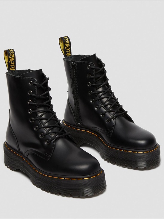 Dr. Martens Shoes - Dr. Marten’s Jadon Smooth Leather Platform Combat Boots